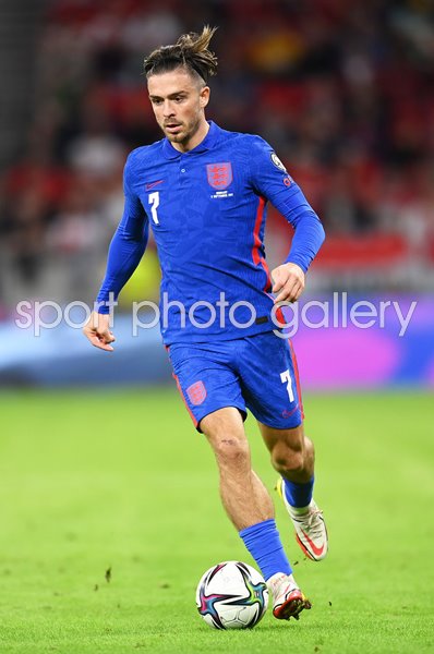 Jack Grealish England v Hungary Budapest 2022 FIFA World Cup Qualifier