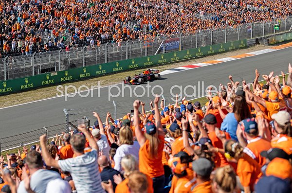 Dutch fans support Max Verstappen Circuit Zandvoort Dutch Grand Prix 2021