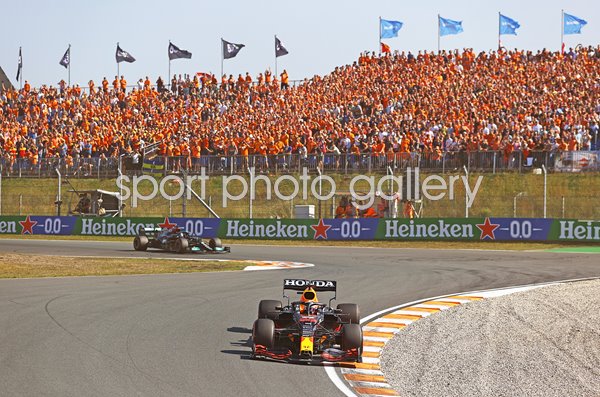 Max Verstappen leads Lewis Hamilton Dutch F1 Grand Prix 2021