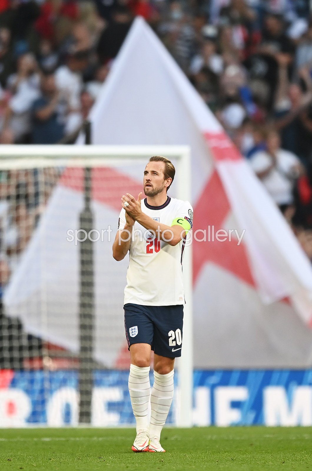 Harry Kane England captian v Andorra Wembley 2022 World Cup Qualifier Images  | Football Posters