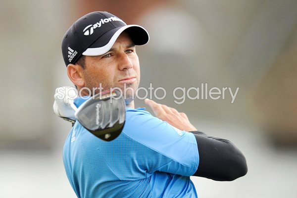 Sergio Garcia in action at St Andrews 2010