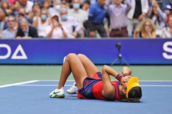 Emma Raducanu Great Britain US Open Winning Moment 2021