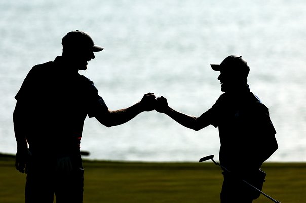 Dustin Johnson & Collin Morikawa USA Day 1 Foursomes Ryder Cup 2020