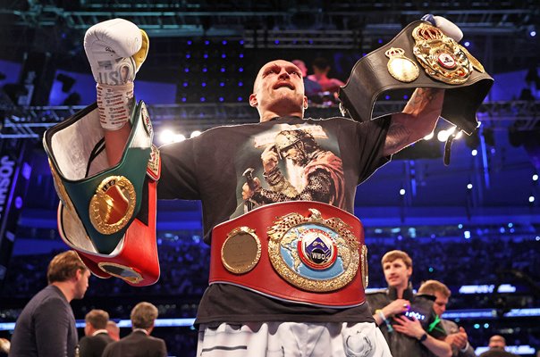 Oleksandr Usyk Ukraine Heavyweight World Champion London 2021