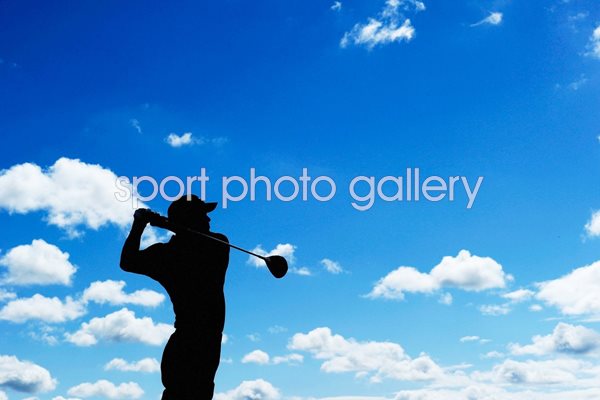 Tiger Woods St Andrews 2010 - Silhouette