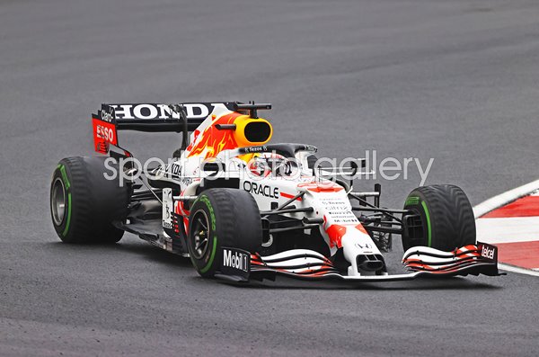 Max Verstappen Red Bull White Honda Tribute Livery F1 Turkey 2021