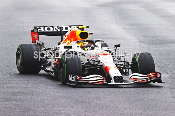Sergio Perez Red Bull White Honda Tribute Livery F1 Turkey 2021