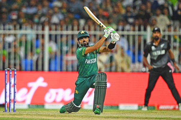 Babar Azam Pakistan v New Zealand T20 World Cup Dubai 2021