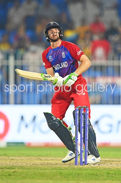 Jos Buttler England Ramp Shot v Sri Lanka T20 World Cup 2021