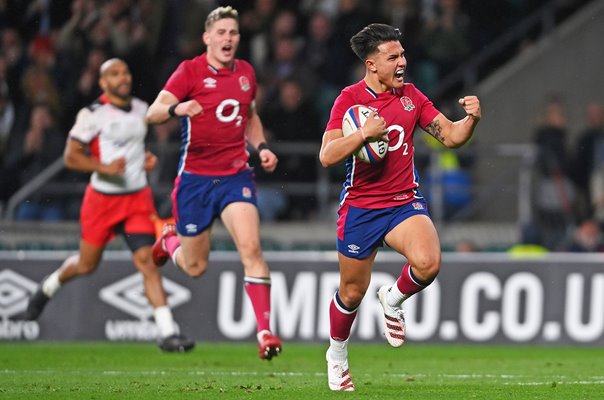 Marcus Smith England scores v Tonga Twickenham 2021