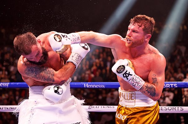 Canelo Alvarez beats Caleb Plant Las Vegas 2021