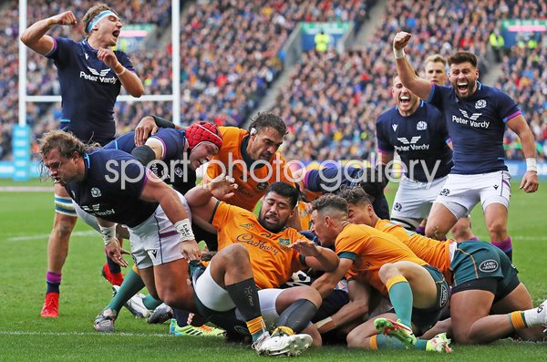 Hamish Watson Scotland scores v Australia Murrayfield 2021