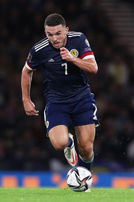 John McGinn Scotland v Moldova 2022 World Cup Qualifier 