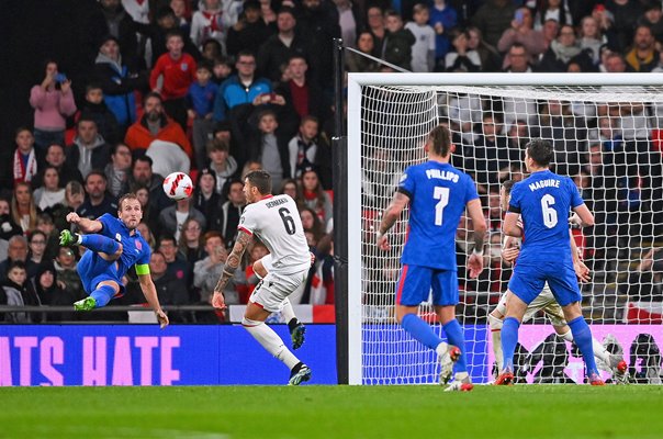 Harry Kane England scores v Albania World Cup Qualifier 2022