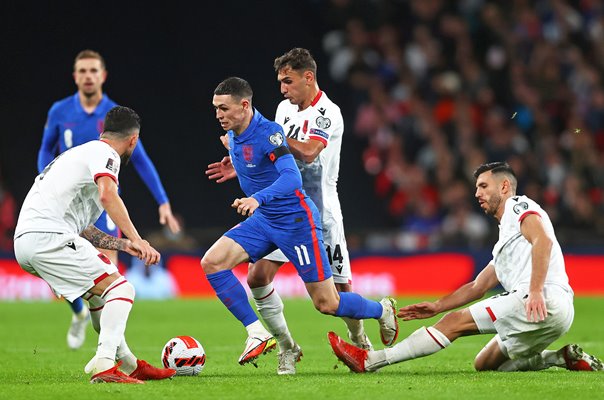 Phil Foden England v Albania World Cup Qualifier 2022