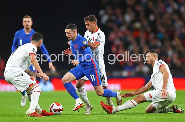 Phil Foden England v Albania World Cup Qualifier 2022