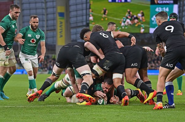 Ronan Kelleher Ireland scores v New Zealand Dublin 2021
