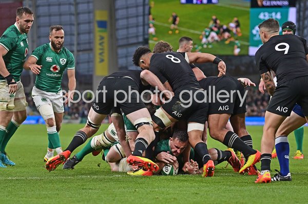 Ronan Kelleher Ireland scores v New Zealand Dublin 2021