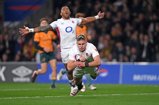 Freddie Steward England scores v Australia Autumn Series 2021