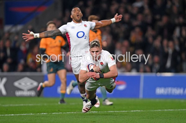 Freddie Steward England scores v Australia Autumn Series 2021