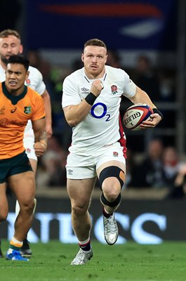 Sam Simmonds England breaks v Australia Twickenham 2021
