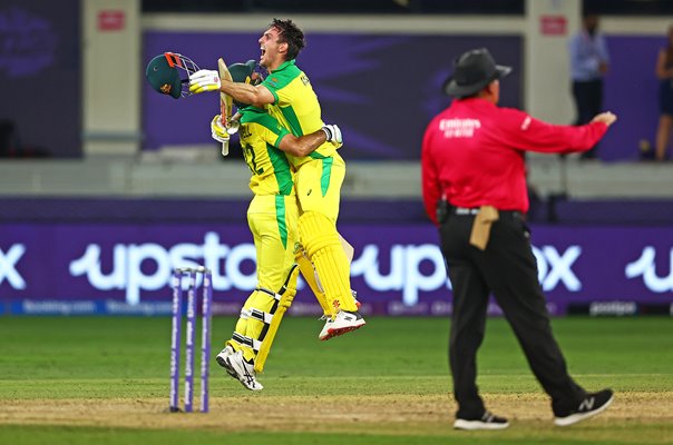 Mitchell Marsh & Glenn Maxwell Winning Moment T20 World Cup Final 2021