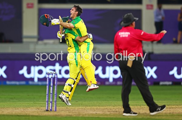 Mitchell Marsh & Glenn Maxwell Winning Moment T20 World Cup Final 2021