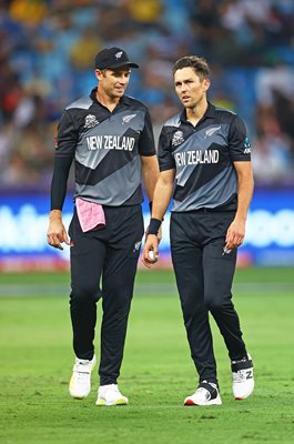 Tim Southee & Trent Boult New Zealand v Australia T20 World Cup Final 2021