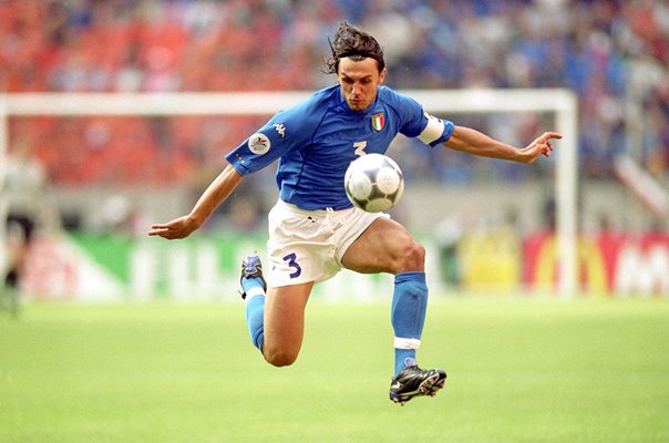 Paolo Maldini Italy v Holland Semin Final Euro 2000