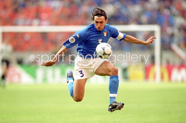 Paolo Maldini Italy v Holland Semin Final Euro 2000