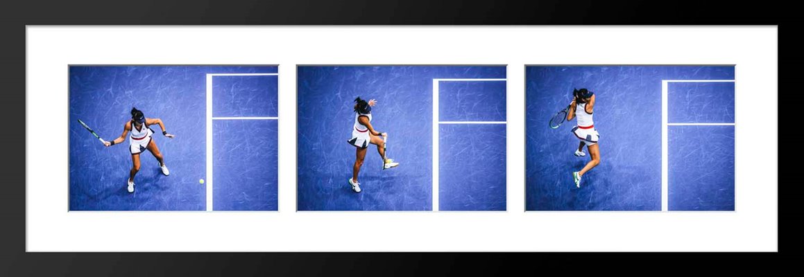 NEW - Emma Raducanu Power Forehand Landscape Triple Collage