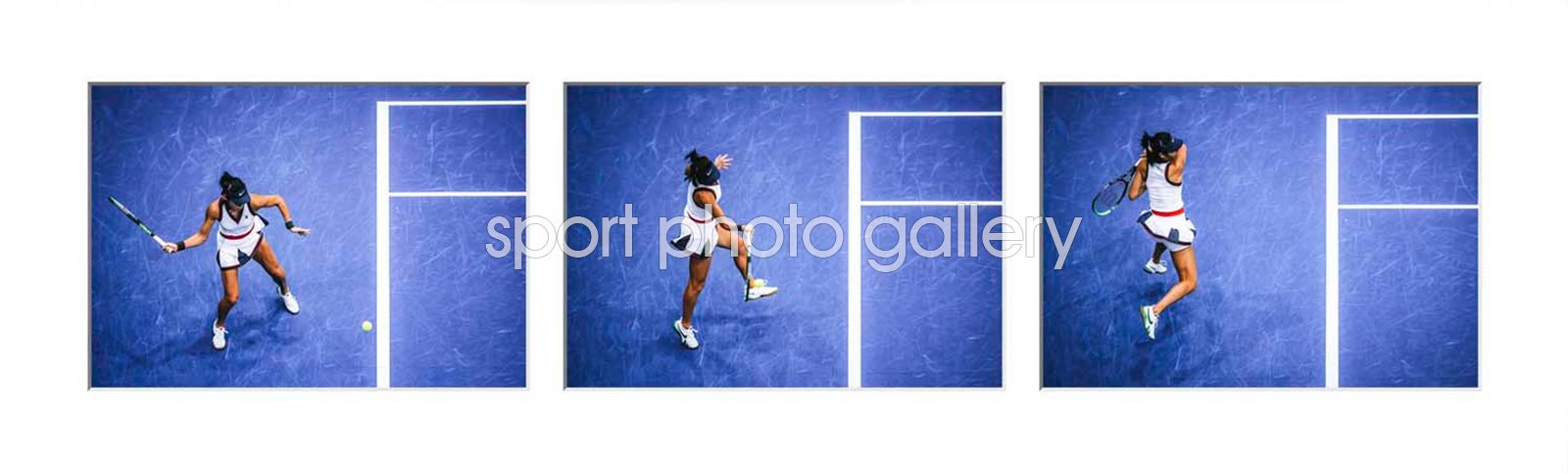 NEW - Emma Raducanu Power Forehand Landscape Triple Collage