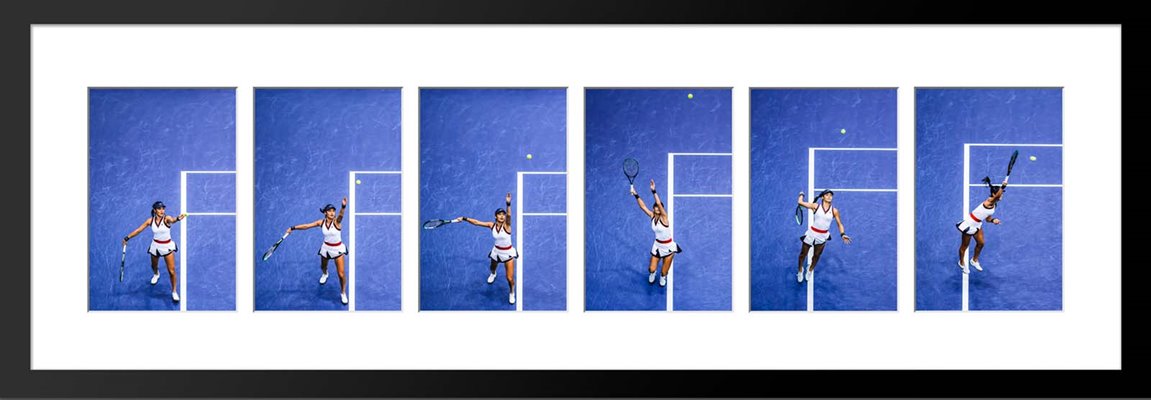 NEW - Emma Raducanu Serve Sequence Collage