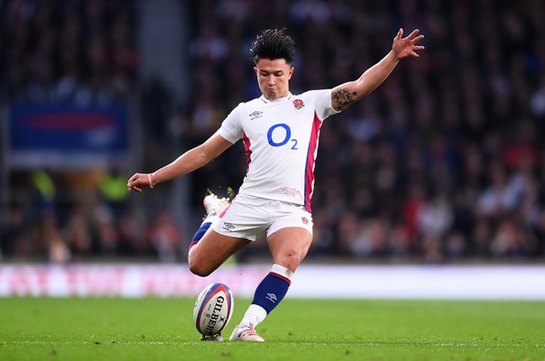 Marcus Smith England kicks v South Africa Twickenham 2021