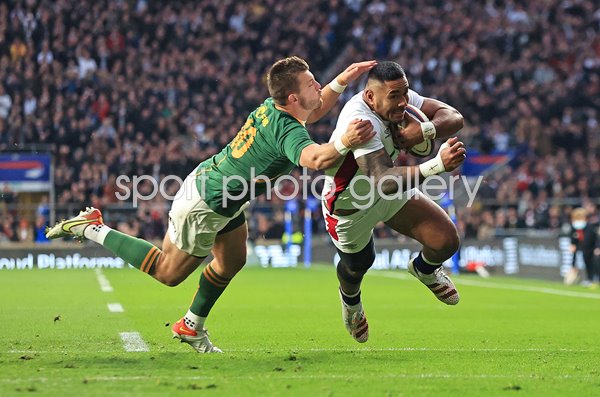 Manu Tuilagi England scores v South Africa Autumn Series 2021