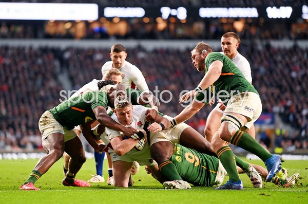 Freddie Steward England scores v South Africa Autumn Series 2021