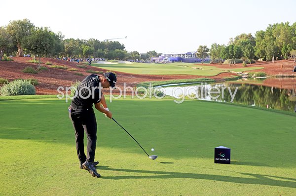 Collin Morikawa USA Final Tee World Tour Championship Dubai 2021