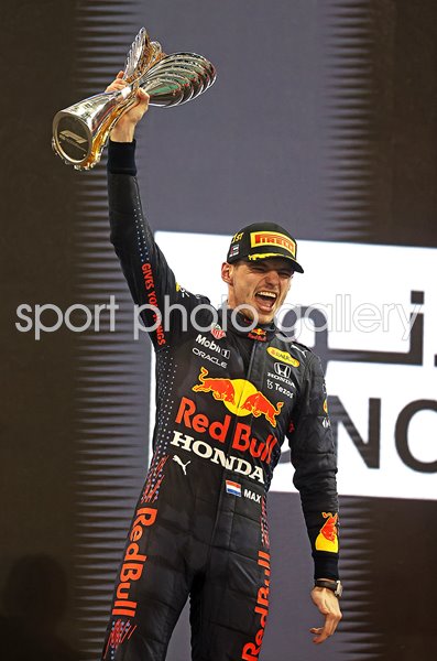 Max Verstappen Netherlands World Champion Abu Dhabi 2021