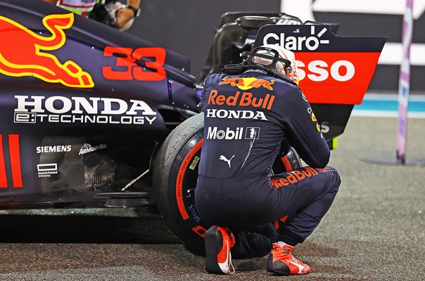 Max Verstappen Red Bull World Drivers Champion Abu Dhabi 2021