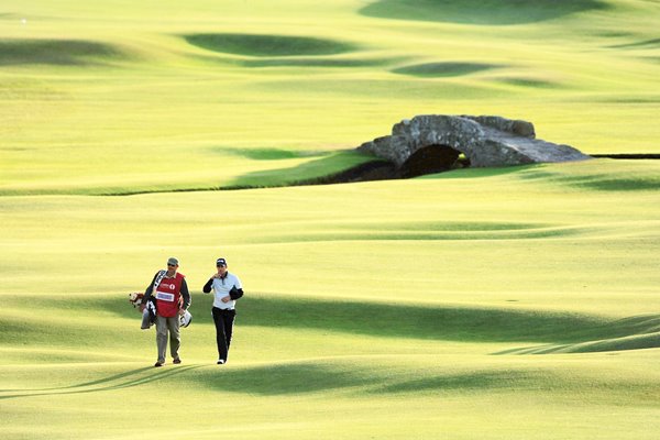 The sun sets on the fairways of St Andrews