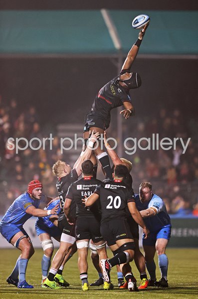Maro Itoje Saracens v Worcester Warriors Premiership Rugby 2022