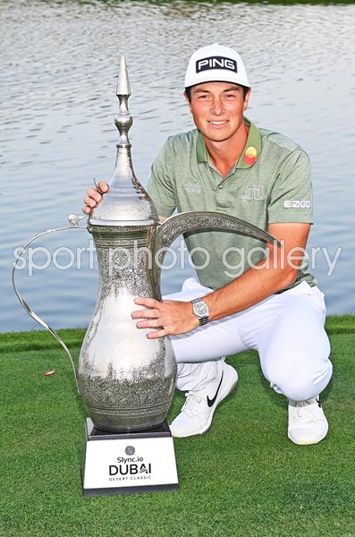 Viktor Hovland Norway Dubai Desert Classic Champion 2022