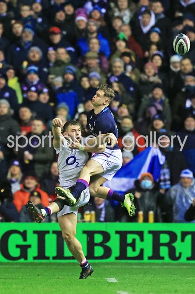 Luke Cowan-Dickie England v Darcy Graham Scotland Six Nations 2022