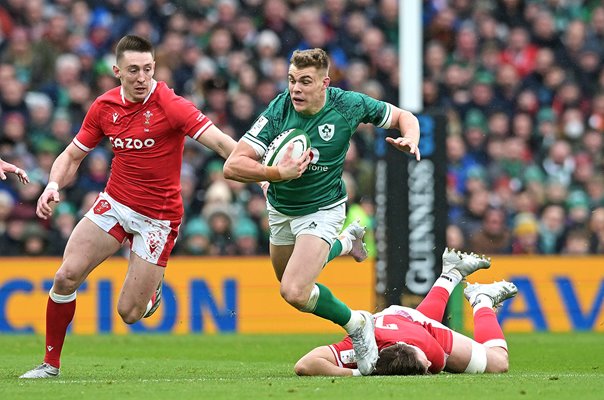 Garry Ringrose Ireland v Wales Dublin Six Nations 2022