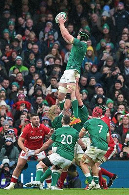 Tadhg Beirne Ireland v Wales Dublin Six Nations 2022