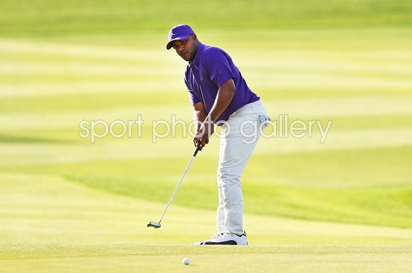 Harold Varner III USA Winning Putt Saudi International 2022
