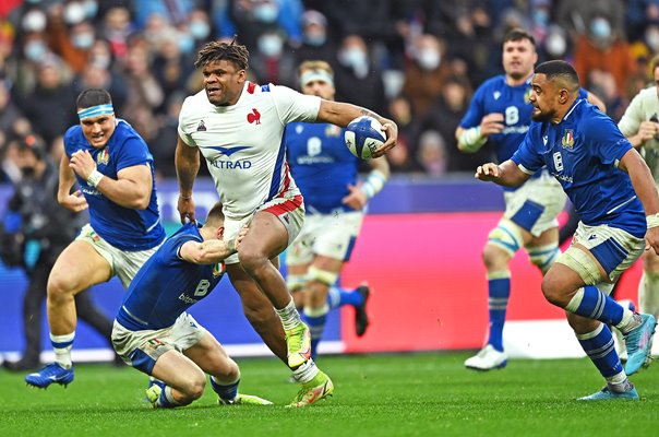 Jonathan Danty France v Italy Stade de France Paris 6 Nations 2022