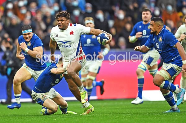 Jonathan Danty France v Italy Stade de France Paris 6 Nations 2022