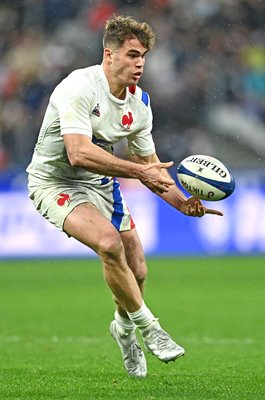 Damian Penaud France passes v Italy Paris Six Nations 2022