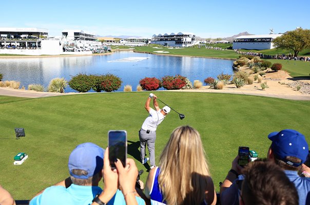 Jon Rahm Spain 18th Tee TPC Scottsdale Phoenix Open 2022